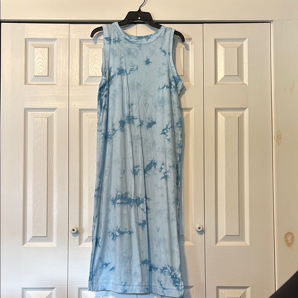 Old Navy Blue Sleeveless Crew Neck Sundress- NWOT